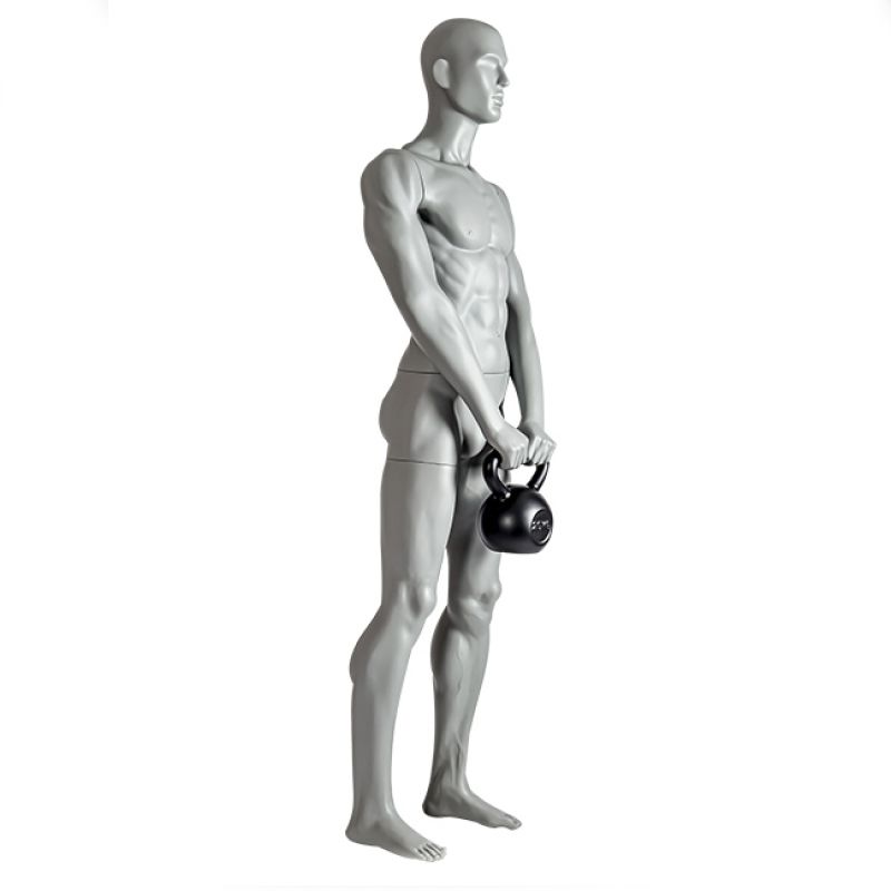Image 2 : Male Sport Mannequin Fitness Position ...