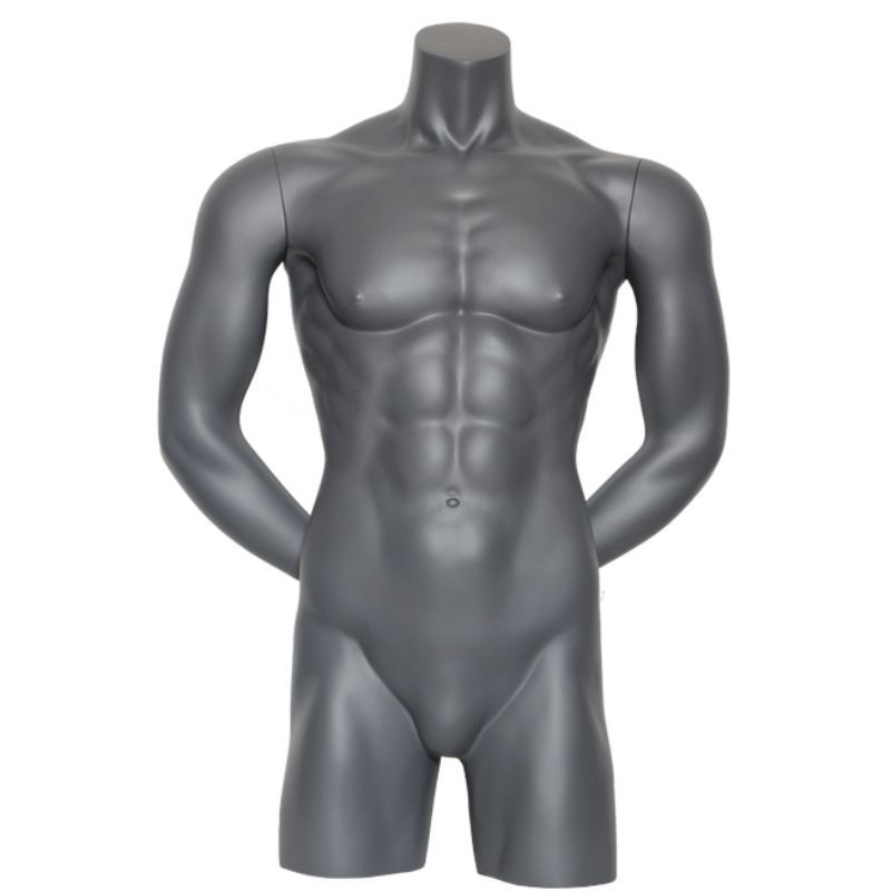 Male sports bust with arms behind the back : Bust shopping