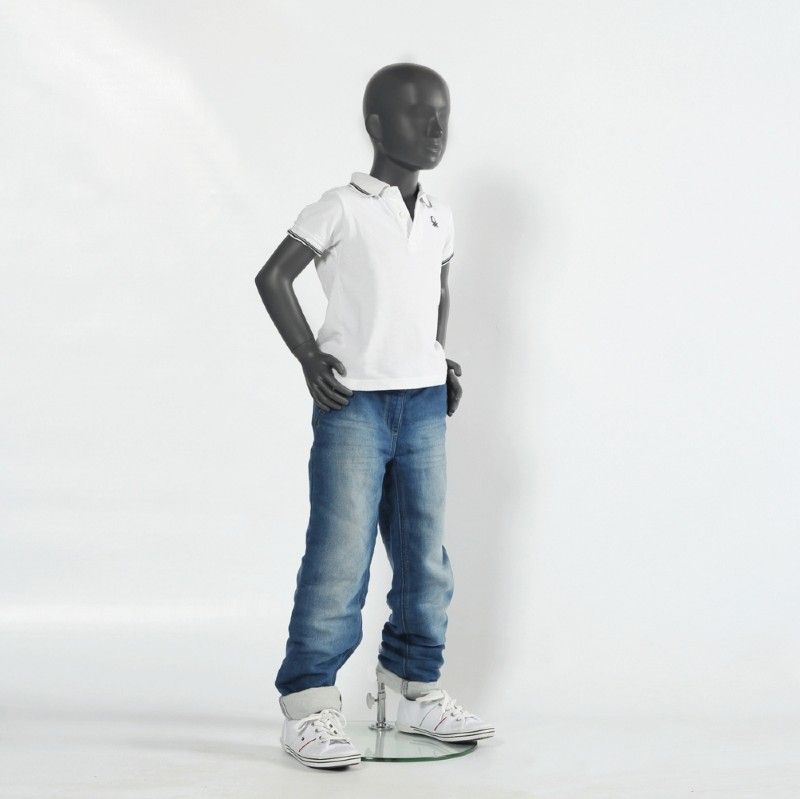 Image 2 : Manichini bambino 6 anni grigio ...