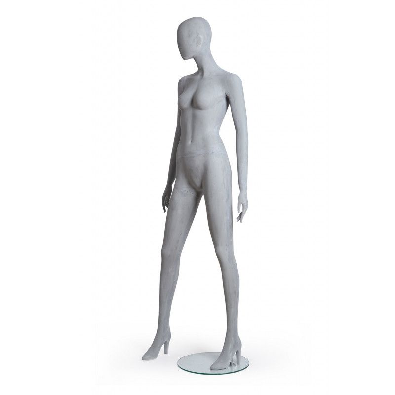Image 6 : Manichino donna colore grigio cemento ...