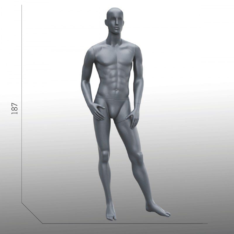 Manichini finestra braccio uomo astratto sui fianchi : Mannequins vitrine