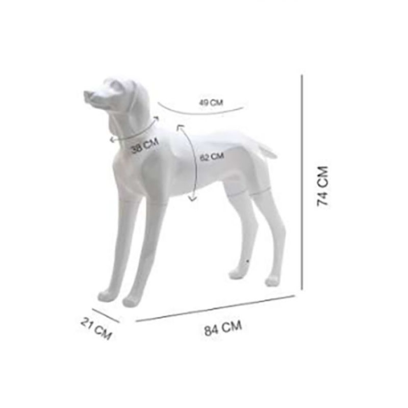 Image 2 : Grande manichino per cani bianco ...