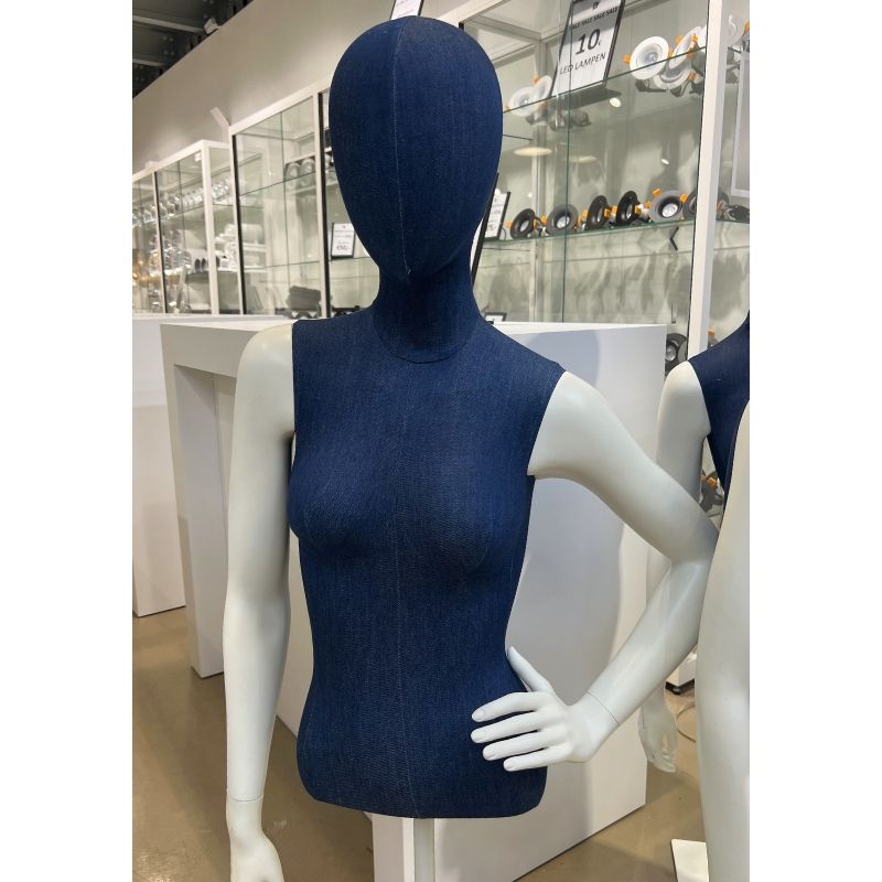 Image 6 : Torso Manichino Donna Blu: Eleganza ...