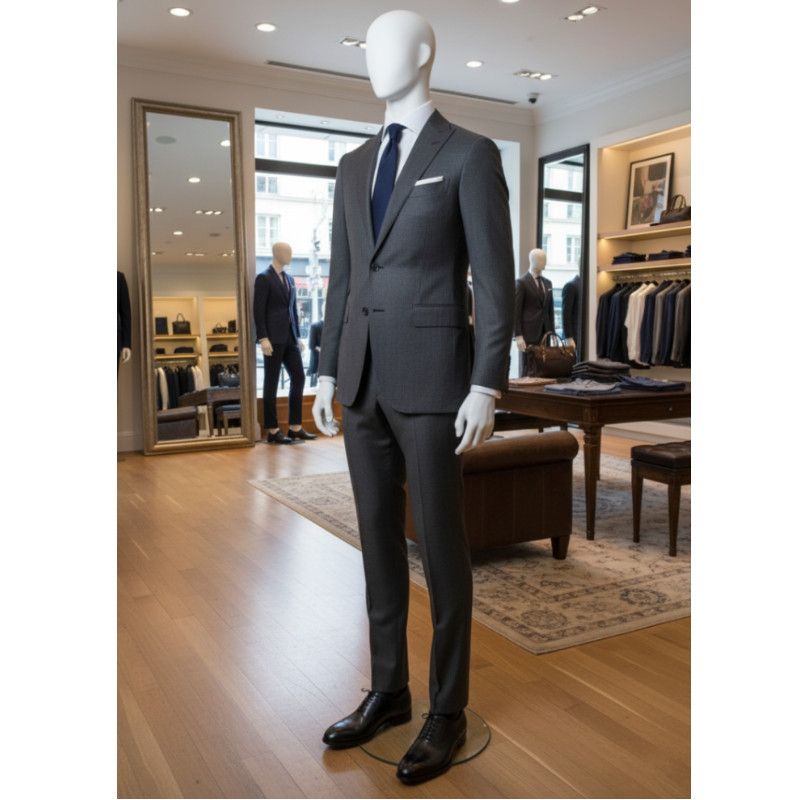 Image 2 : Manichino astratto grigio chiaro, elegante ...