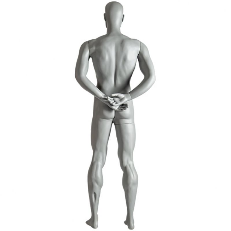 Image 2 : Manichino uomo grigio (RAL7042) in ...