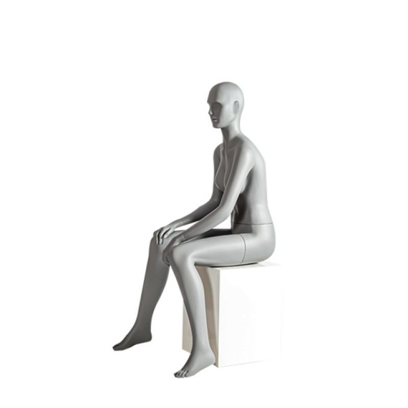 Image 2 : Manichino donna astratto grigio (RAL7042 ...