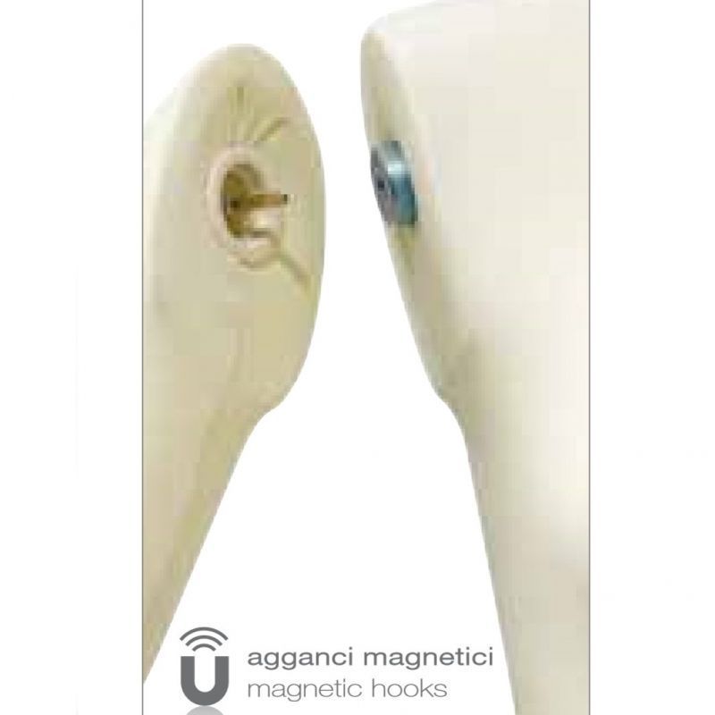 Image 3 : Manichino con testa rivestito in ...