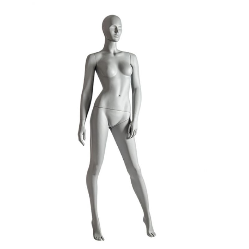 Image 1 : Manichino donna astratto grigio (RAL7042 ...