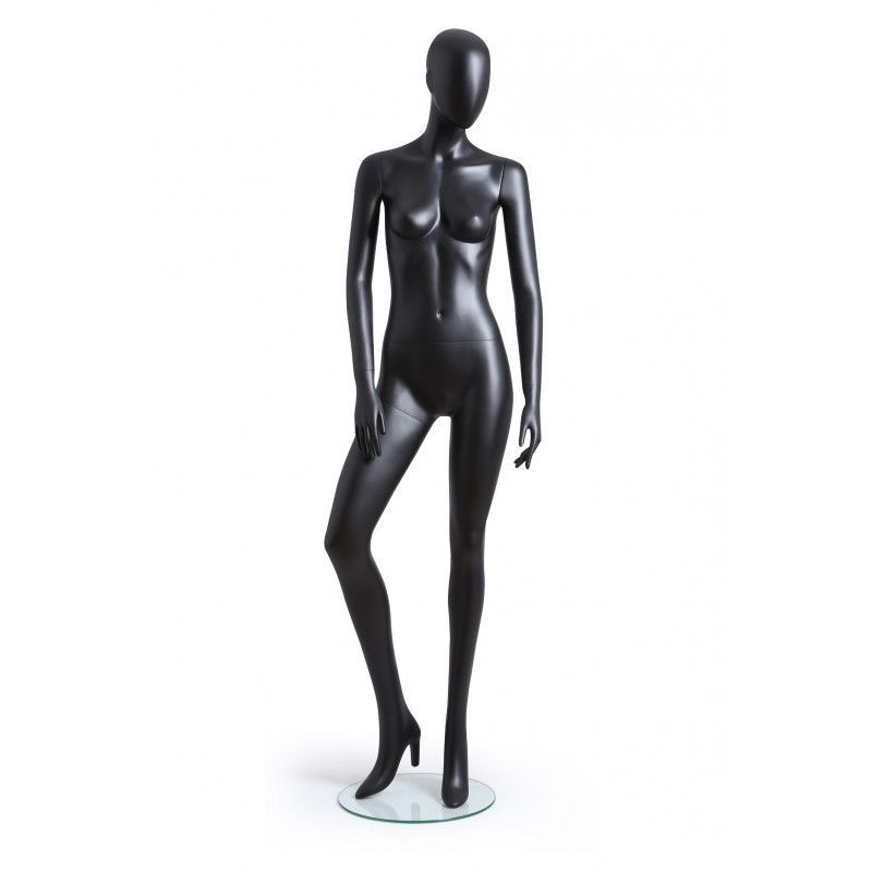 Manichino donna urbano nero mat : Mannequins vitrine