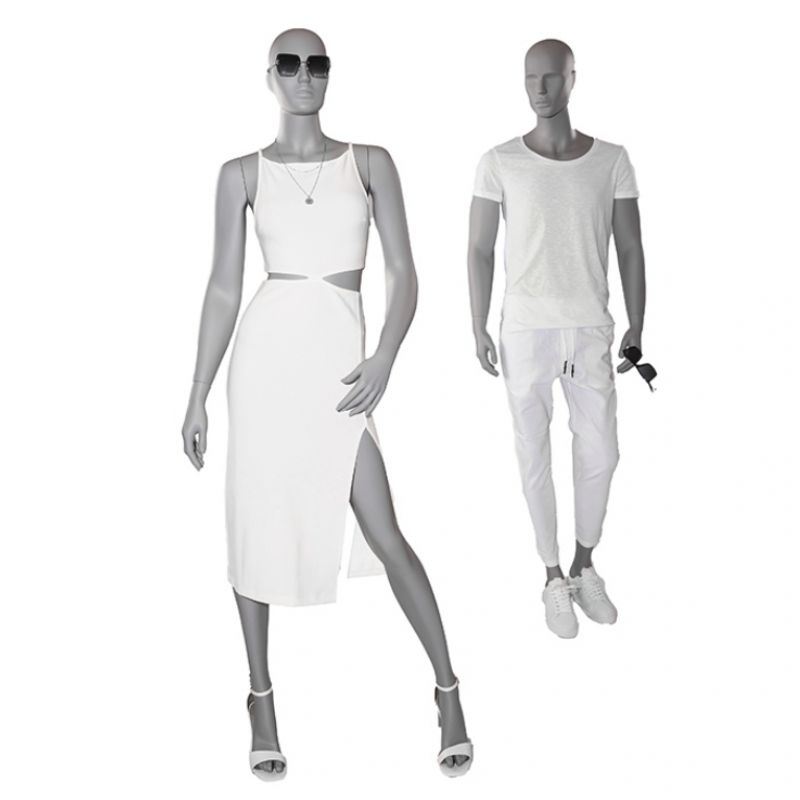 Image 3 : Manichino uomo astratto casual grigio ...