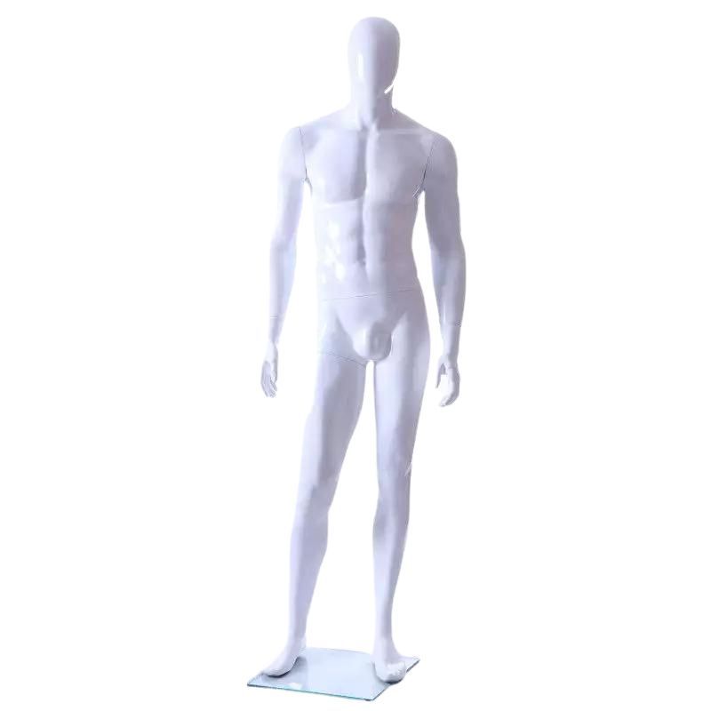 Maniqui deporte blanco hombre : Mannequins vitrine