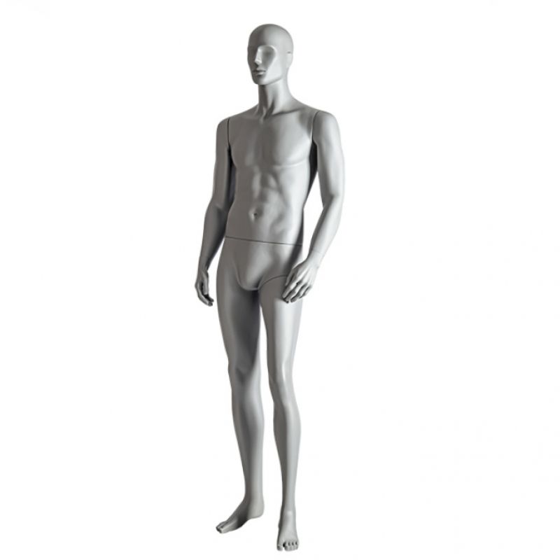 Image 2 : Maniquí hombre abstracto gris (RAL7042 ...
