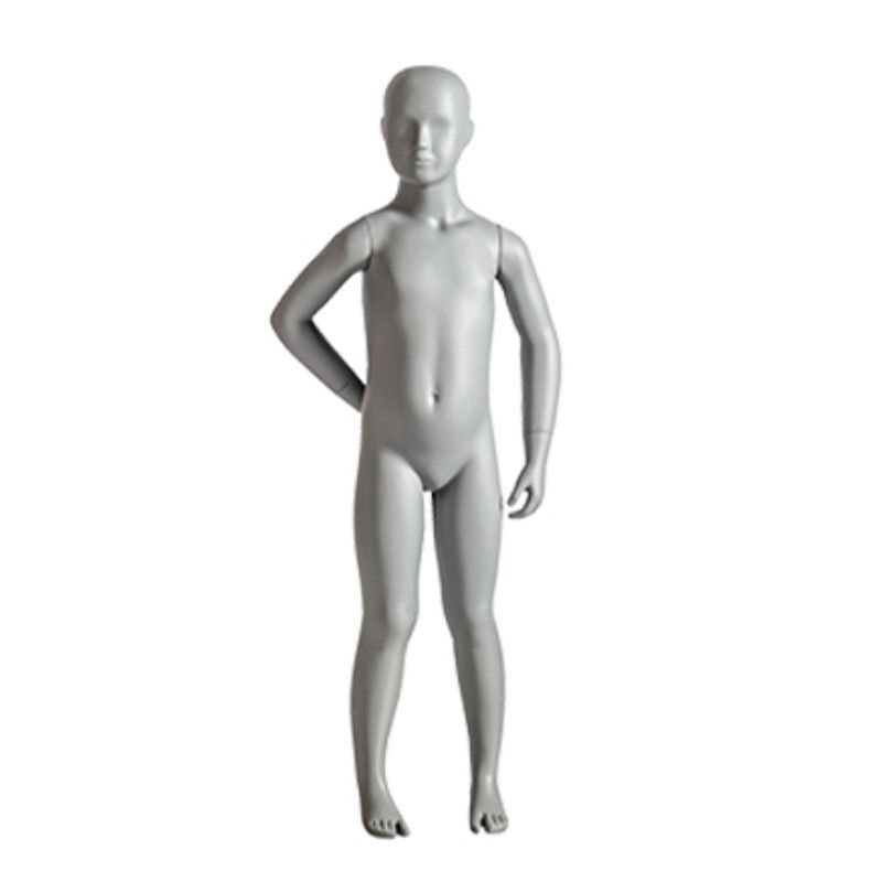 Maniqui infantil gris de 4 anos : Mannequins vitrine