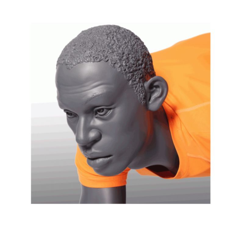 Image 2 : Maniquí de escaparate hombre gris ...