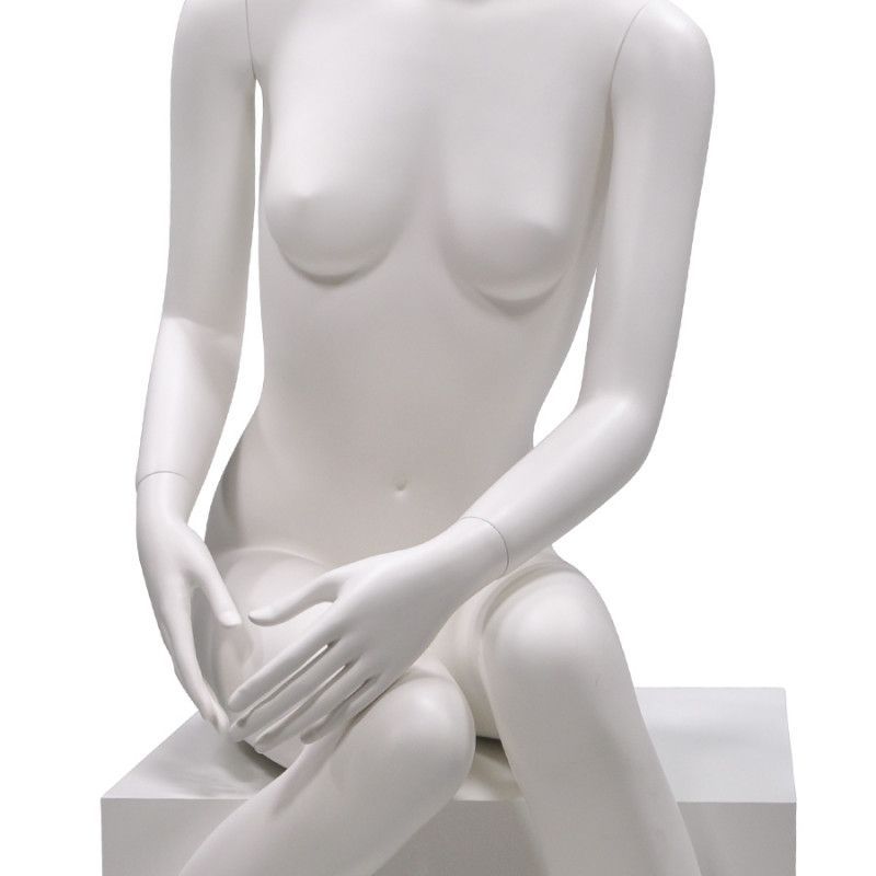Image 3 : Maniquies sentados para mujer  - blanco ...