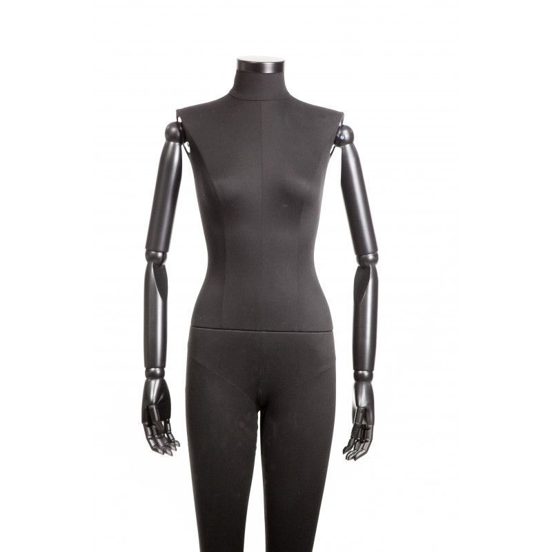 Image 3 : Maniquí senora vintage tela negra ...