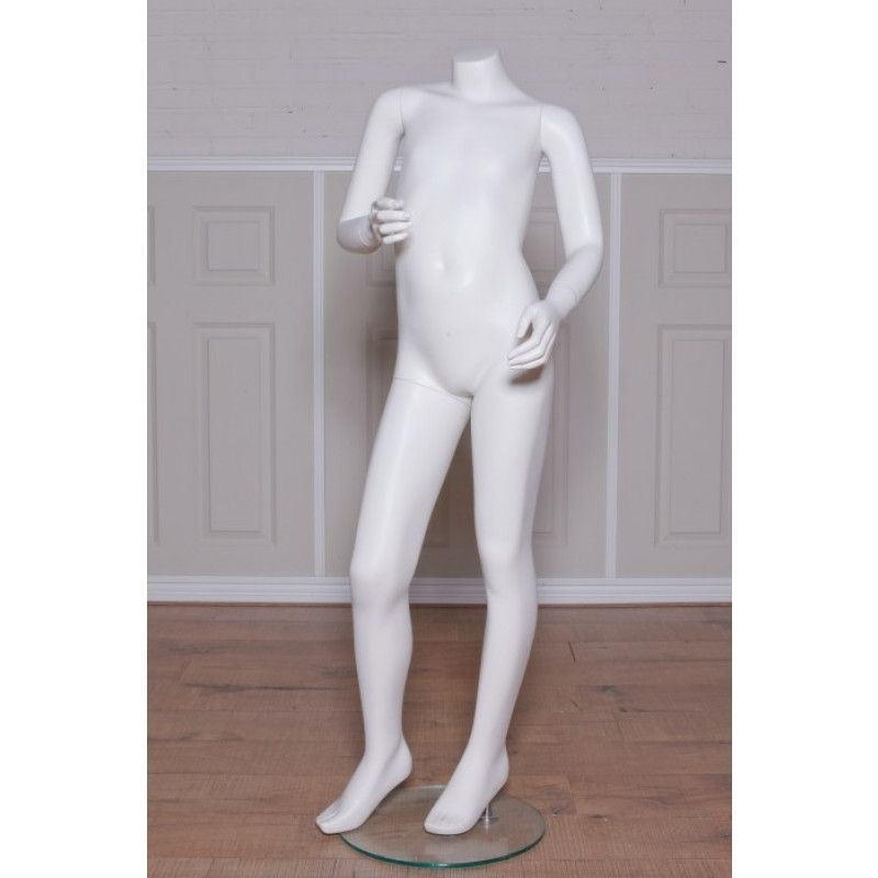 Maniqui sin cabeza de 10 anos color blanco : Mannequins vitrine