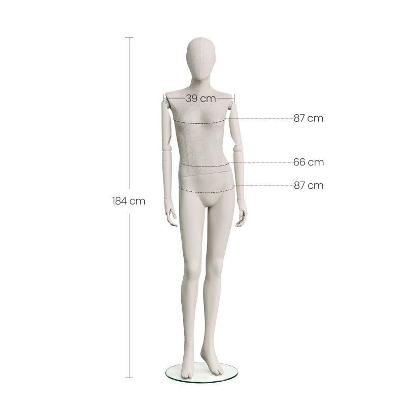 Image 1 : Maniquí abstracto de mujer vintage ...