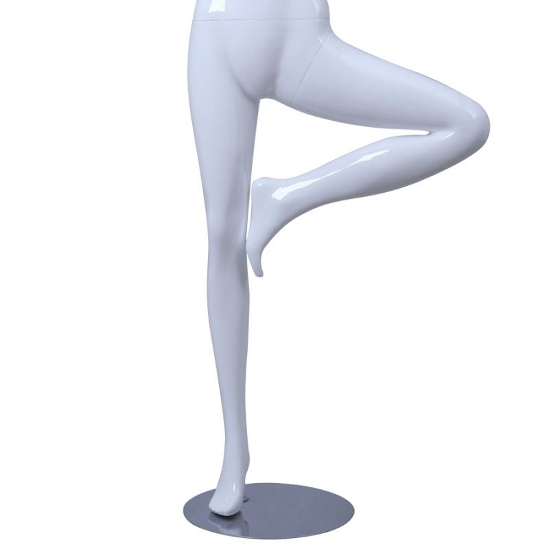 Image 2 : Maniquis deporte yoga - color blanco ...