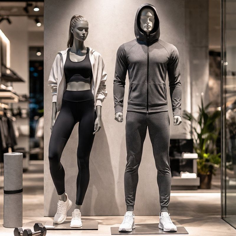 Image 3 : Mannequin de vitrine sport homme ...