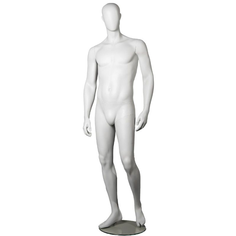 Mannequin de vitrine homme abstrait gris casual : Mannequins vitrine