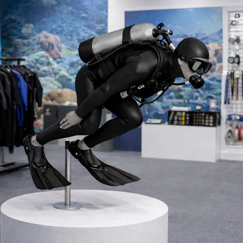 Image 4 : Mannequin de vitrine homme gris ...