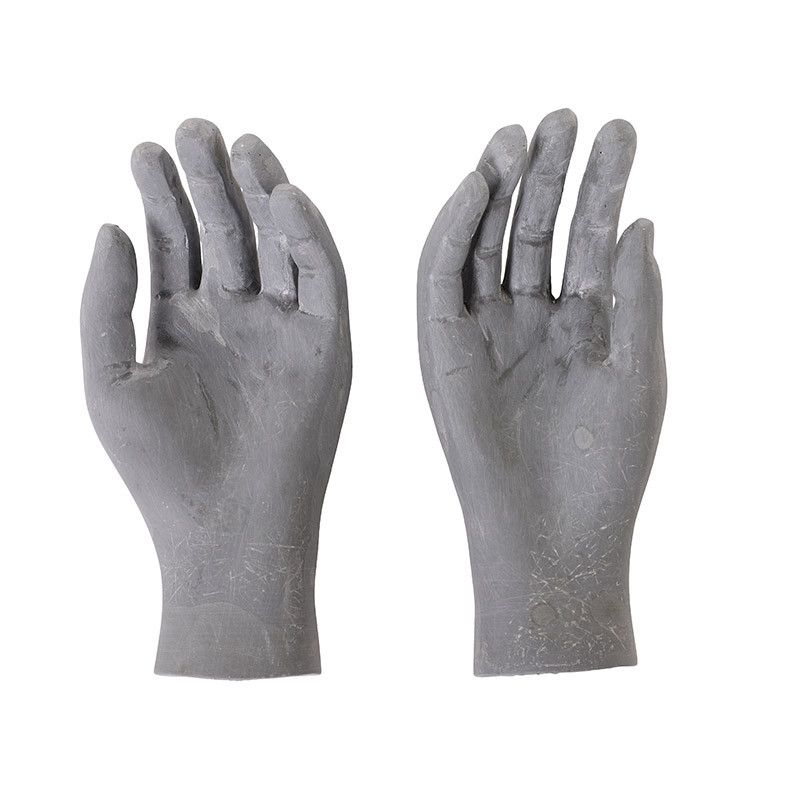 Image 4 : Mannequin vitrine gris homme avec ...