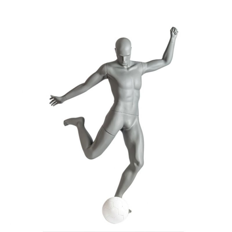 Image 1 : Mannequin de vitrine homme gris ...