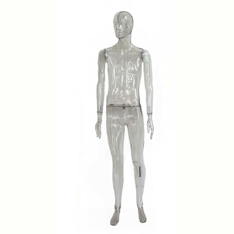 Mannequin de vitrine homme transparent : Mannequins vitrine