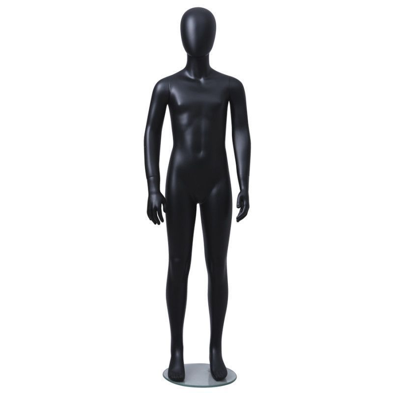 Mannequin enfant 10 ans couleur noire : Mannequins vitrine