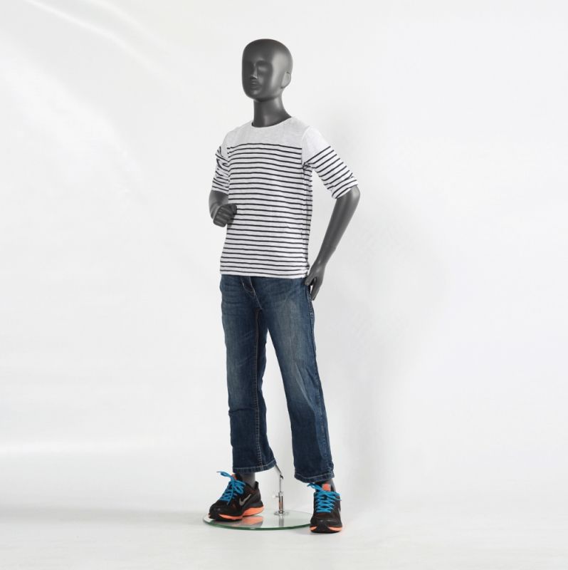 Image 2 : Mannequin enfant abstrait gris 10 ...