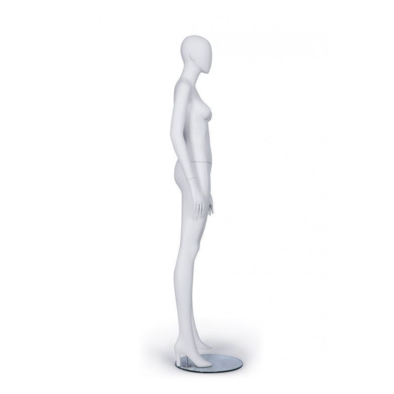 Image 2 : Mannequin femme de couleur blanche ...