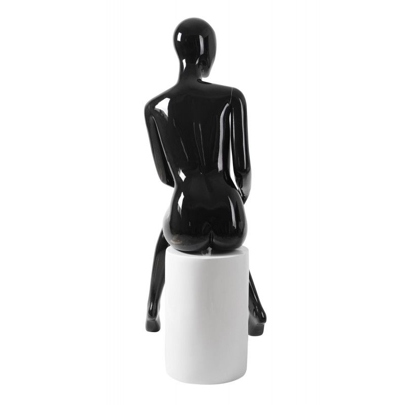 Image 2 : Mannequin de vitrine femme assise ...