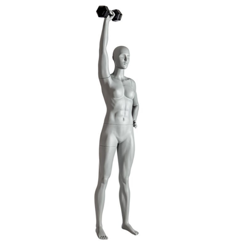 Image 2 : Mannequin femme sport poing lev ...