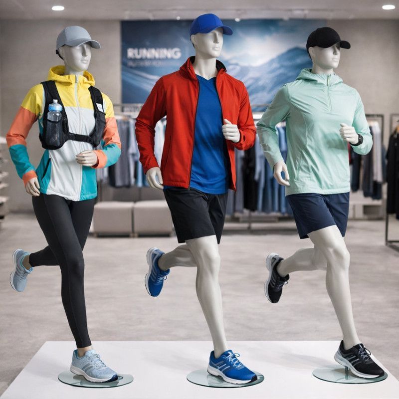 Image 6 : Mannequin femme sport en position ...