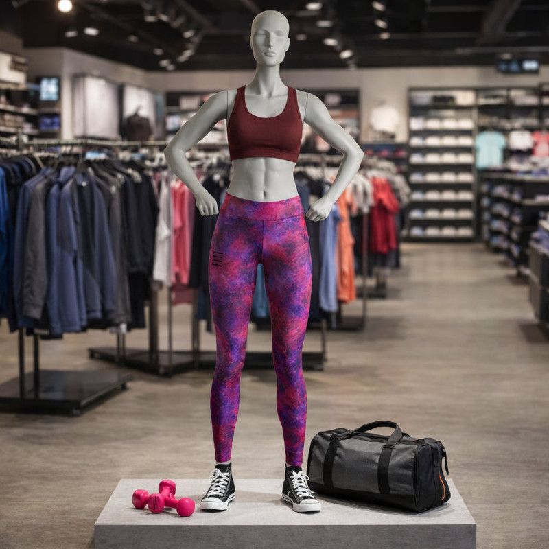 Image 4 : Mannequin vitrine femme sport position ...