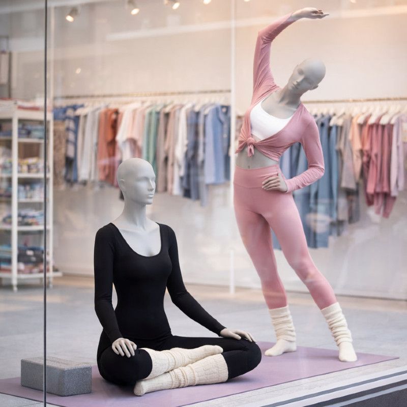 Image 3 : Mannequin femme sportive en position ...