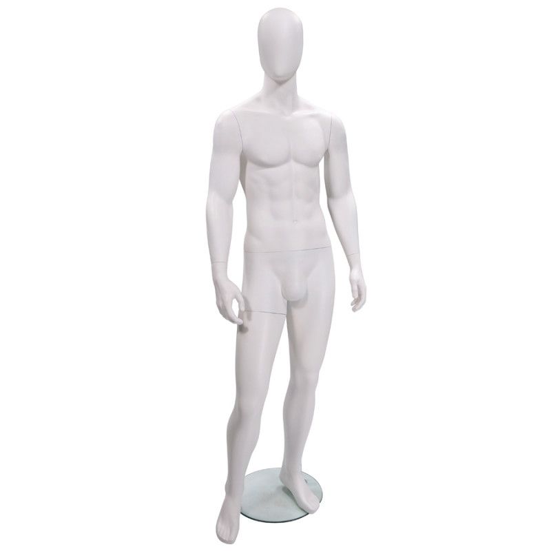 Mannequin homme abstrait pied en avant : Mannequins vitrine