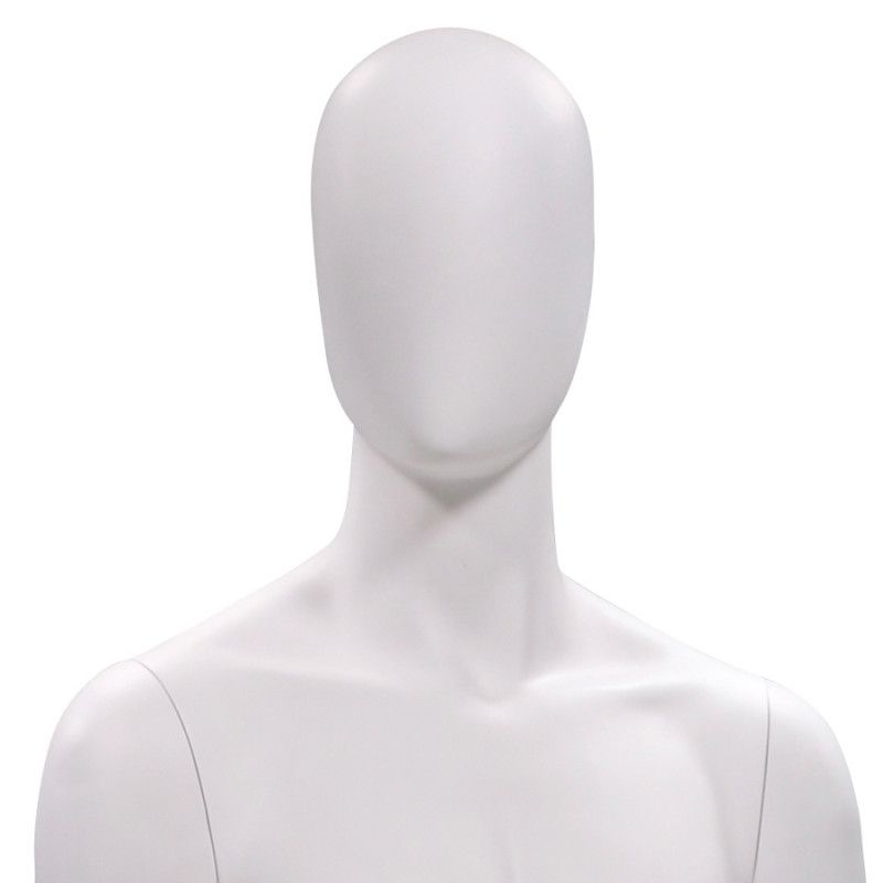 Image 1 : Mannequin vitrine homme abstrait blanc ...