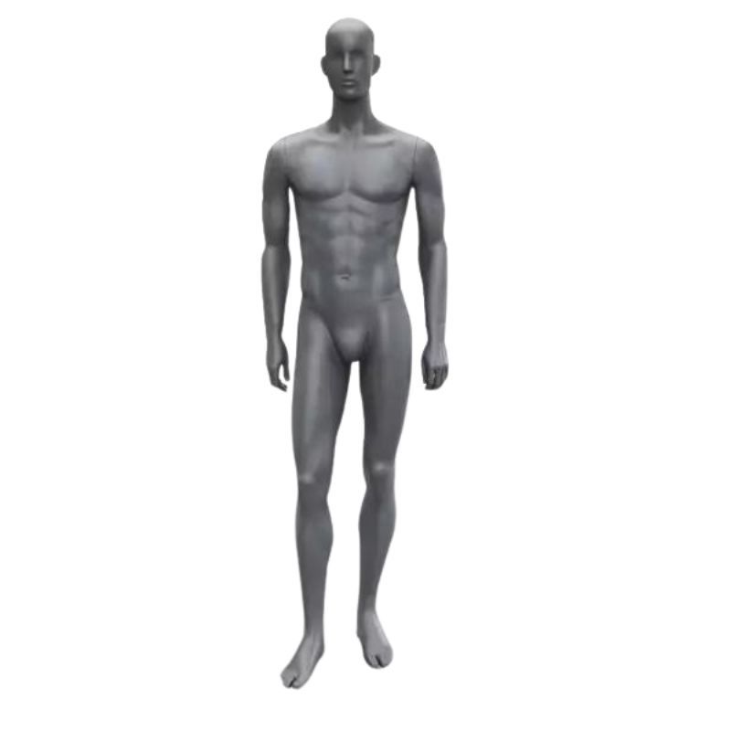 Mannequin homme gris graphite : Mannequins vitrine