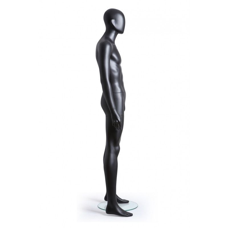 Image 3 : Mannequin vitrine homme abstrait noir ...