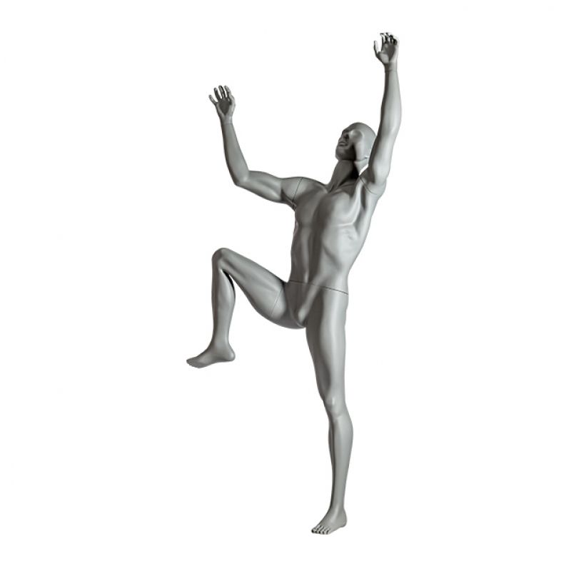 Mannequin male climbing sport : Mannequins vitrine