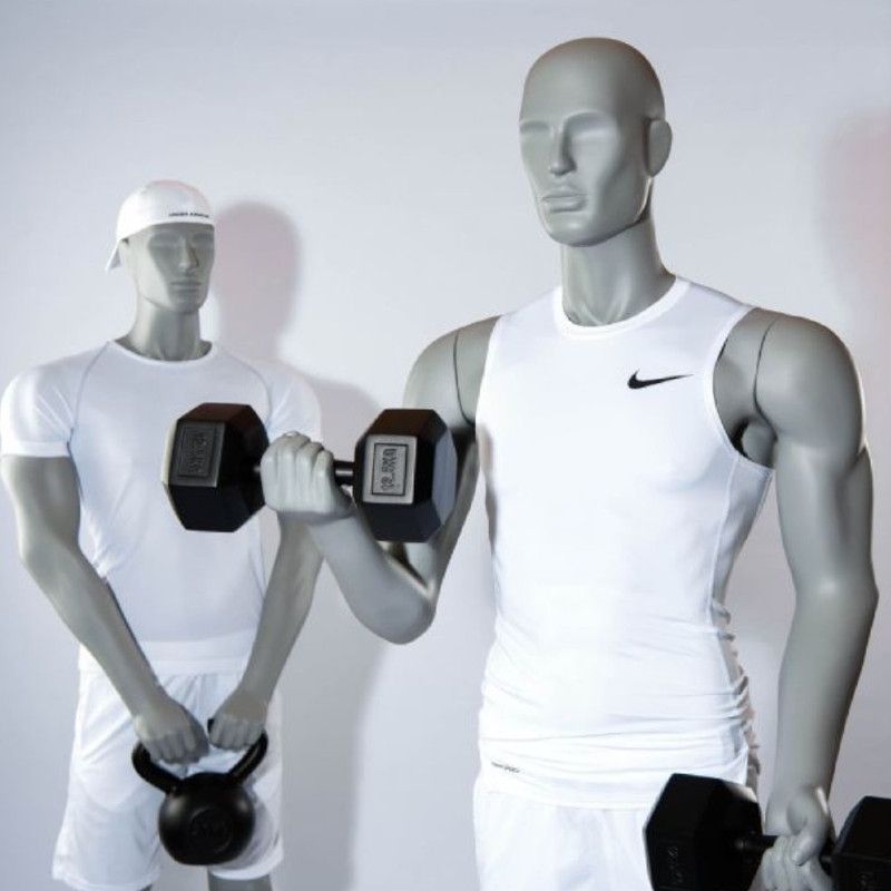 Image 6 : Mannequin sport homme en position ...