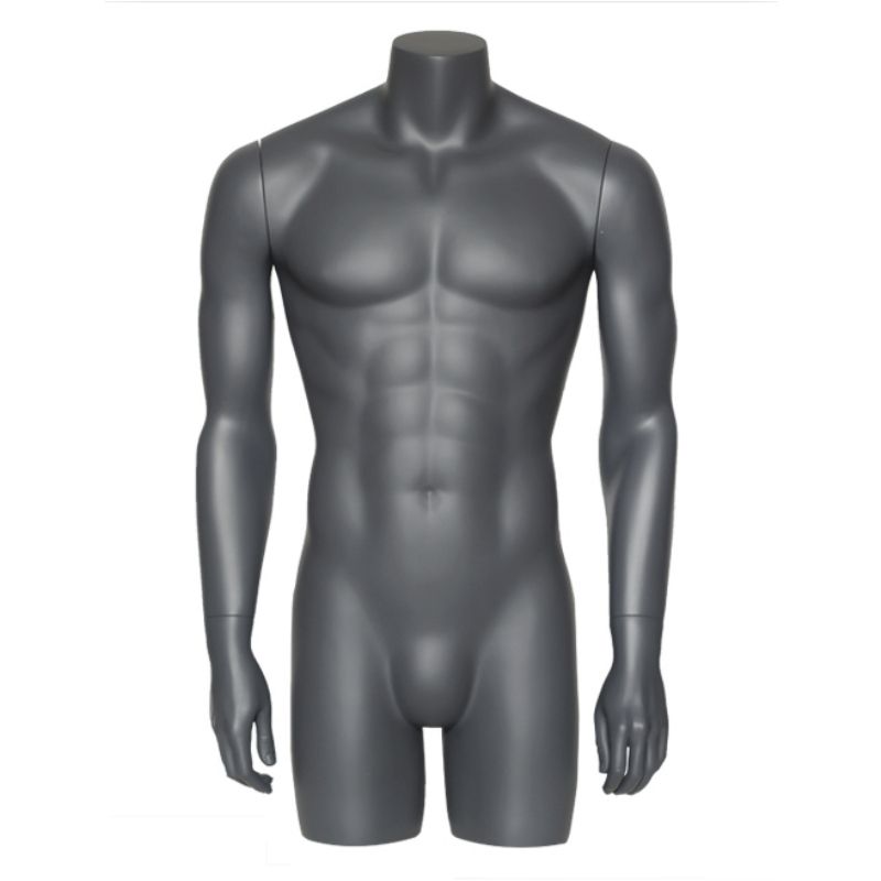 Mannequin torso man grey : Bust shopping