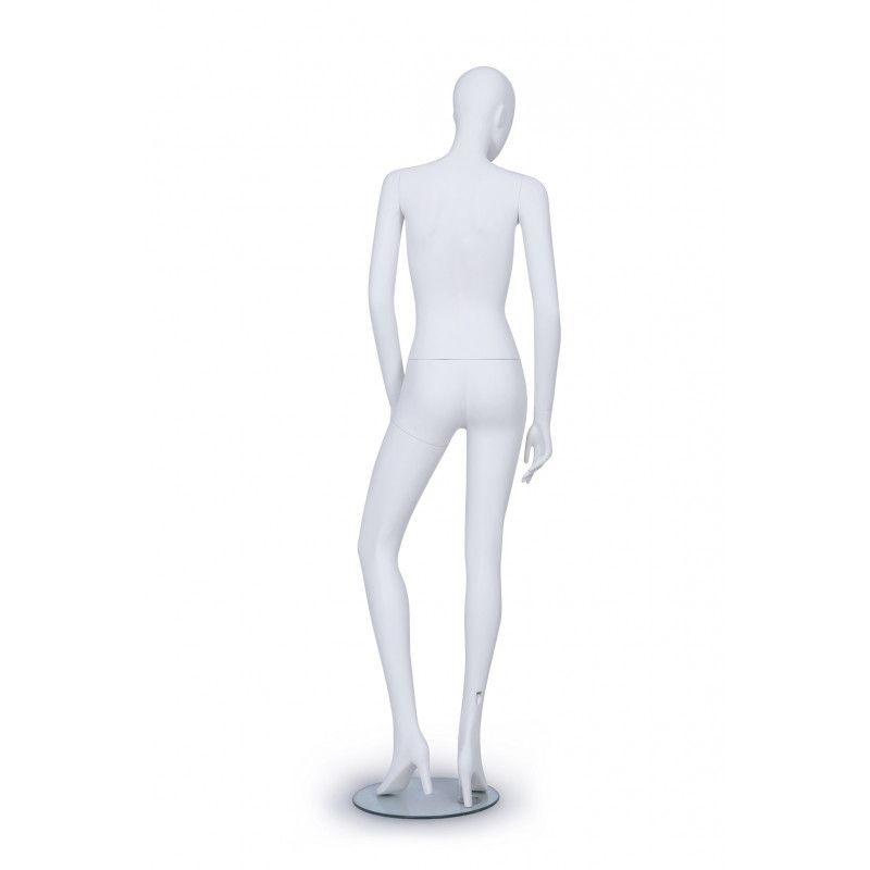 Mannequin Abstrait Femme Couleur Peau | Hauteur 178 Cm | Démontable En 7 Pièces | Support Métal Inclut | Pour Vitrine, Photo, Exposition
