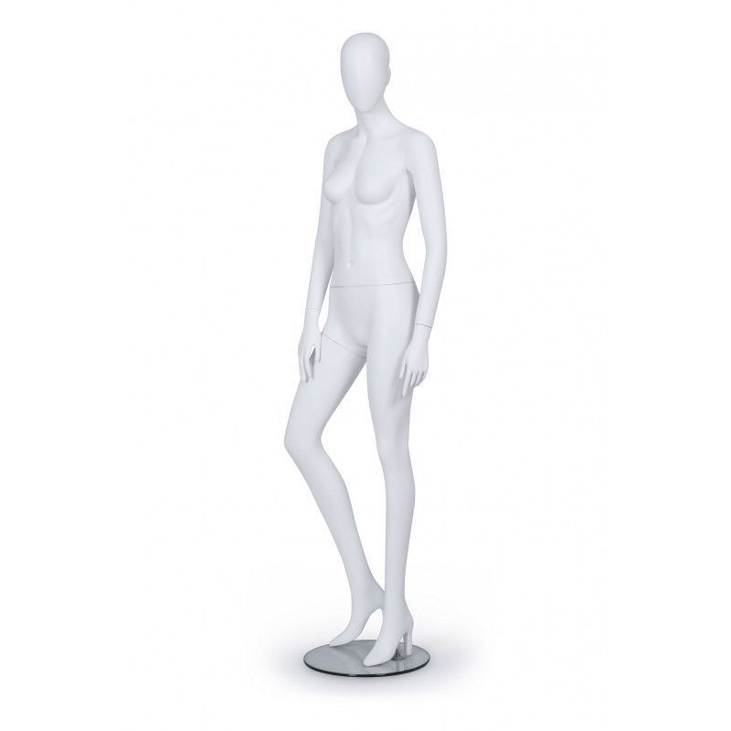 Image 1 : Mannequin de femme coloris blanc ...
