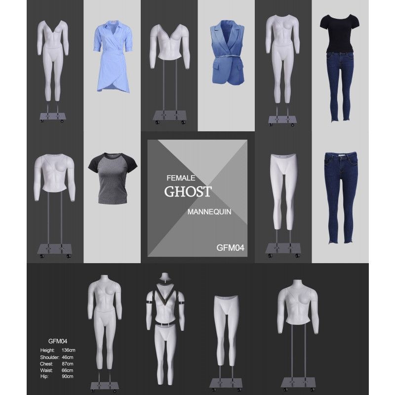 Image 1 : Mannequin vitrine femme packshot internet ...