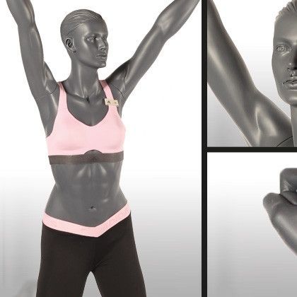 Image 3 : Mannequin vitrine femme pom-pom ...