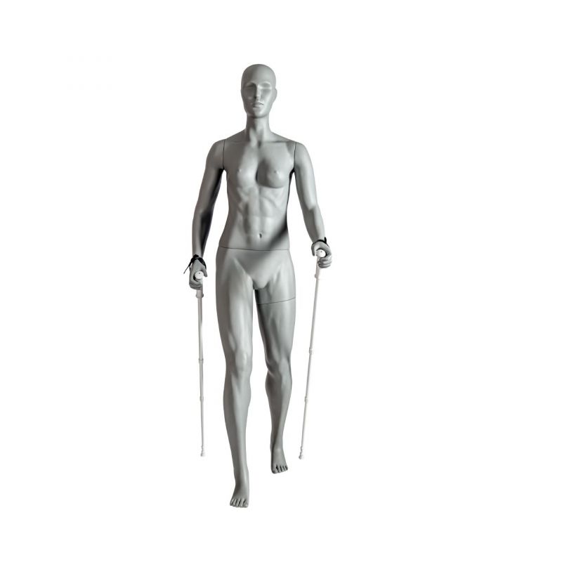 Image 1 : Mannequin vitrine femme position trekking ...