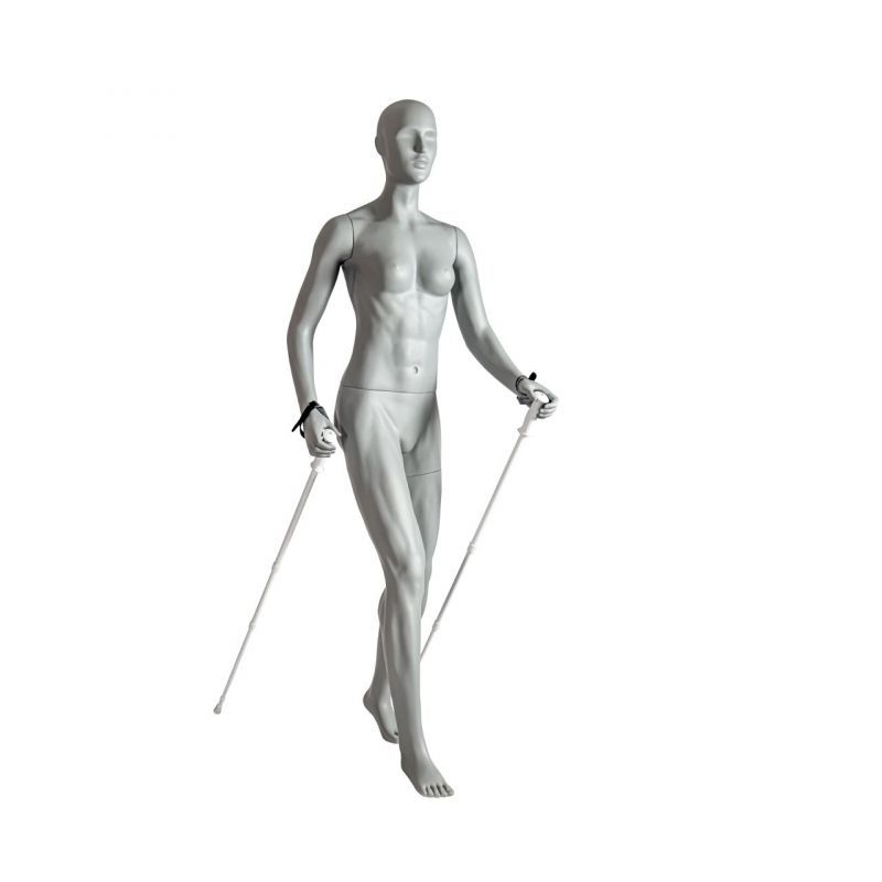 Image 2 : Mannequin vitrine femme position trekking ...